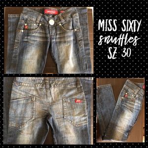 🎉FLASH SALE🎉🎀Unique Miss Sixty Jeans Sz 30🎀